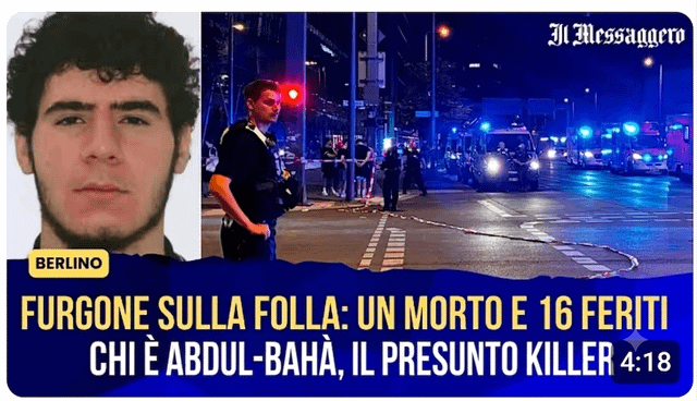 Absurd and spectacular coincidence in an Italian newspaper